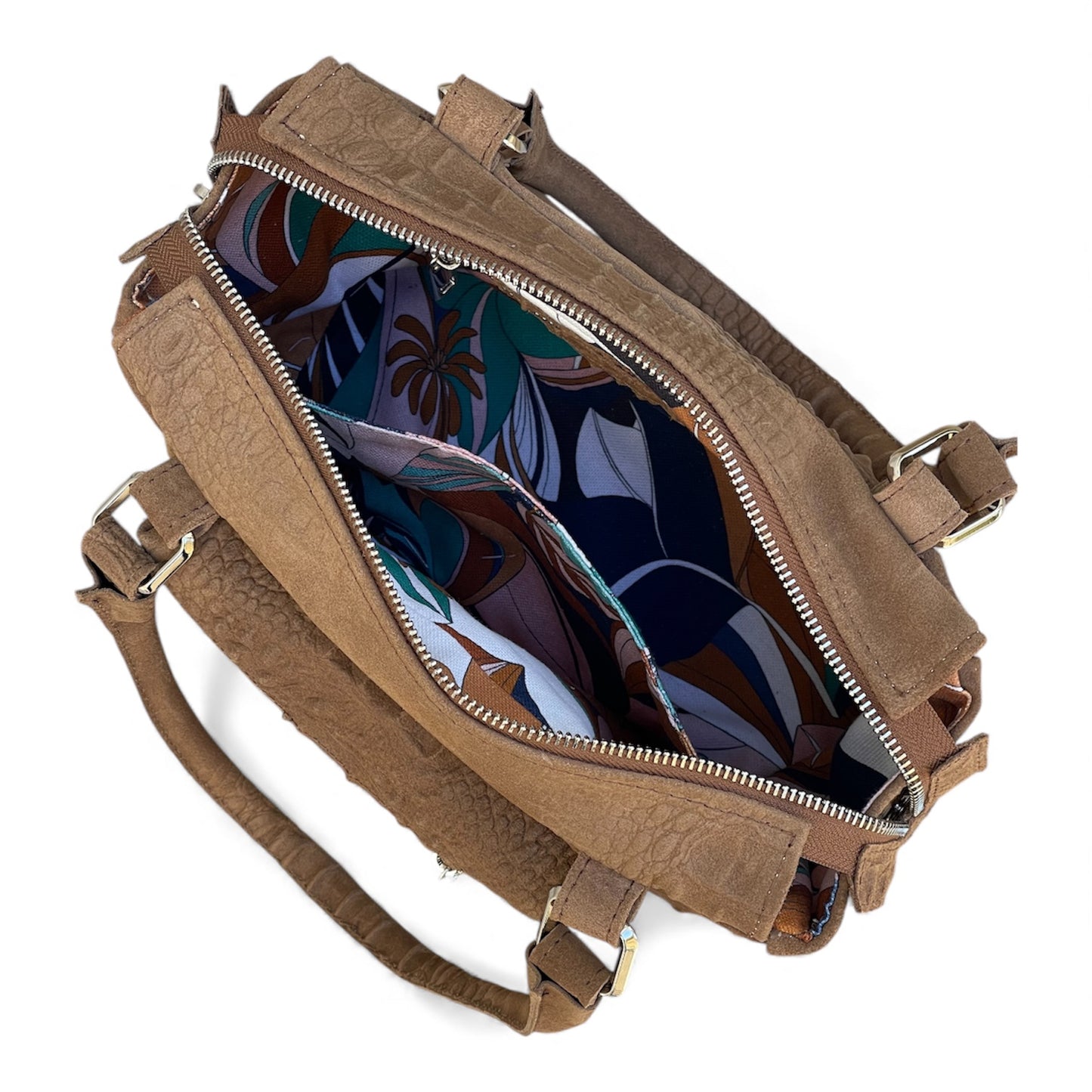 Fairy Bag suede caramello