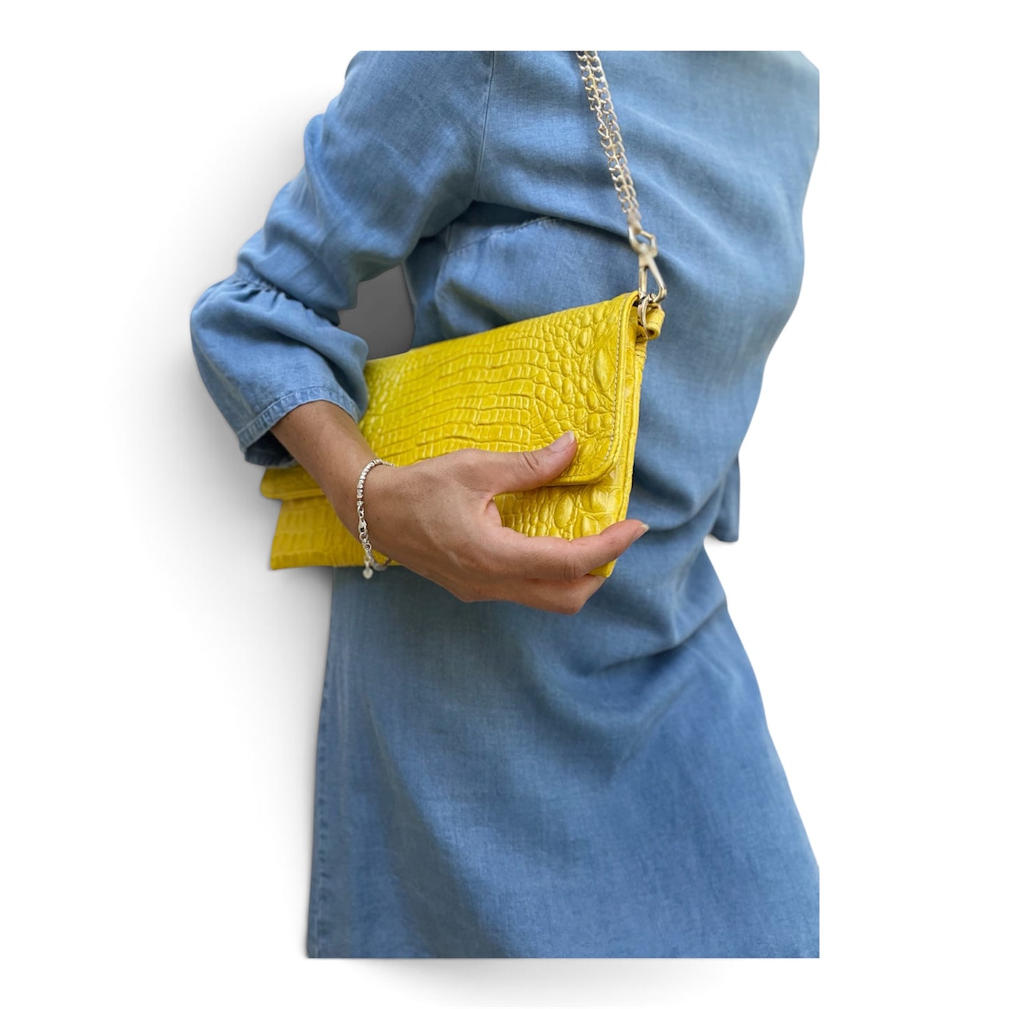 Clutch giallo sole