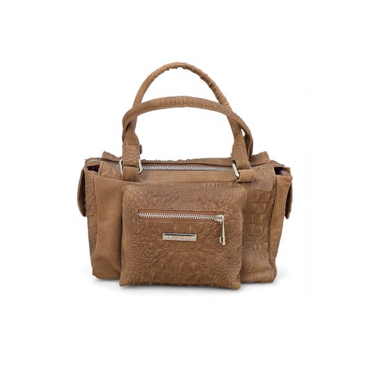 Fairy Bag suede caramello