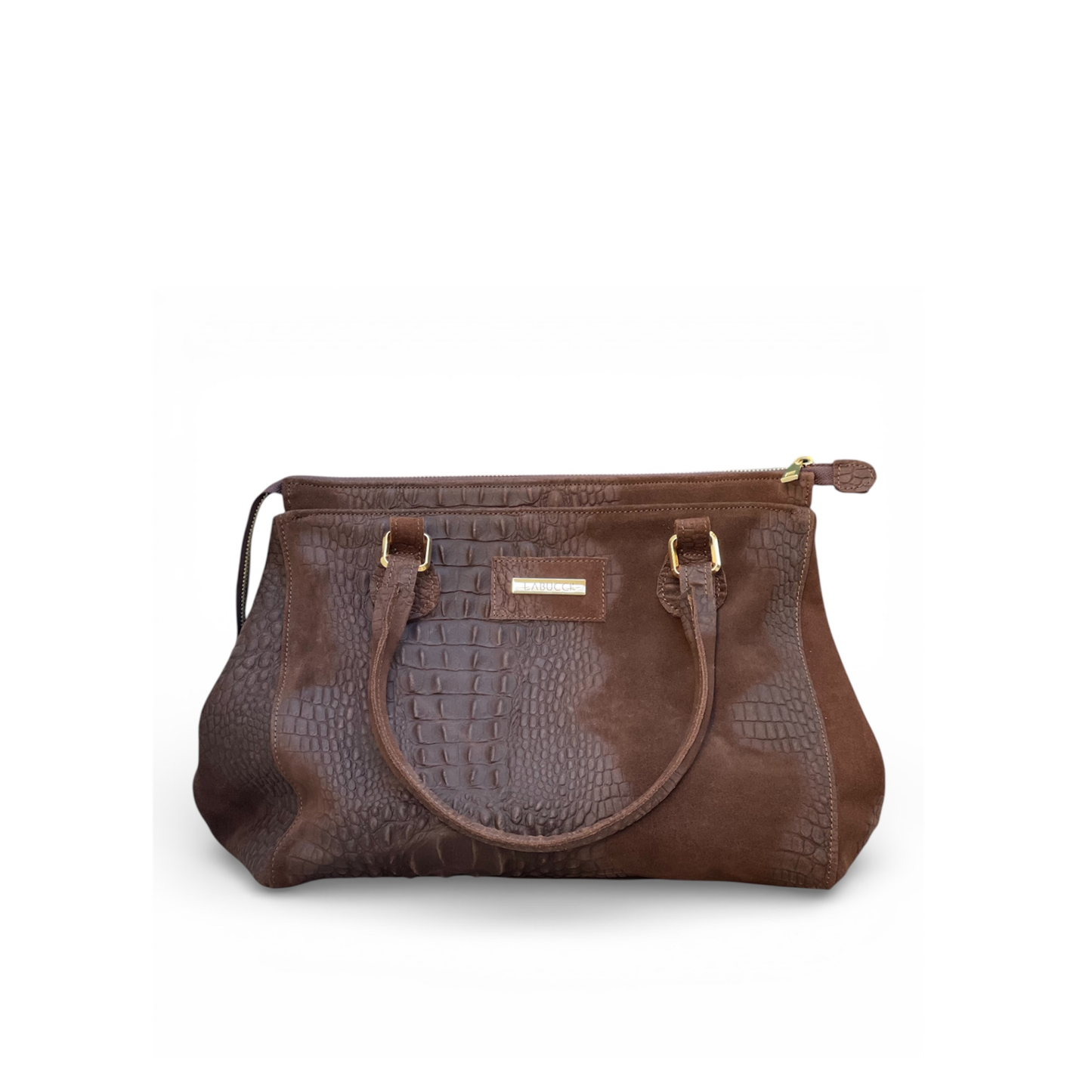 Lady Bag in suede cioccolato