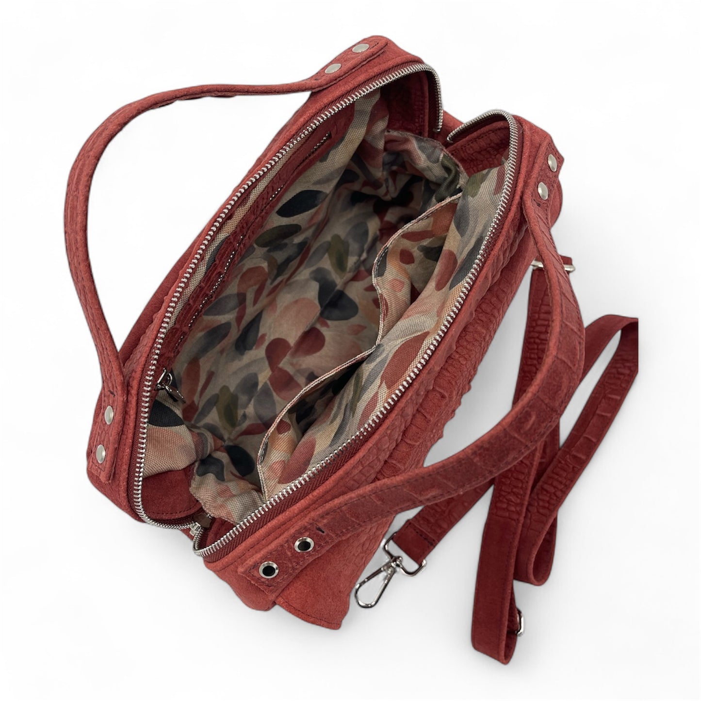 Pepita suede ruggine