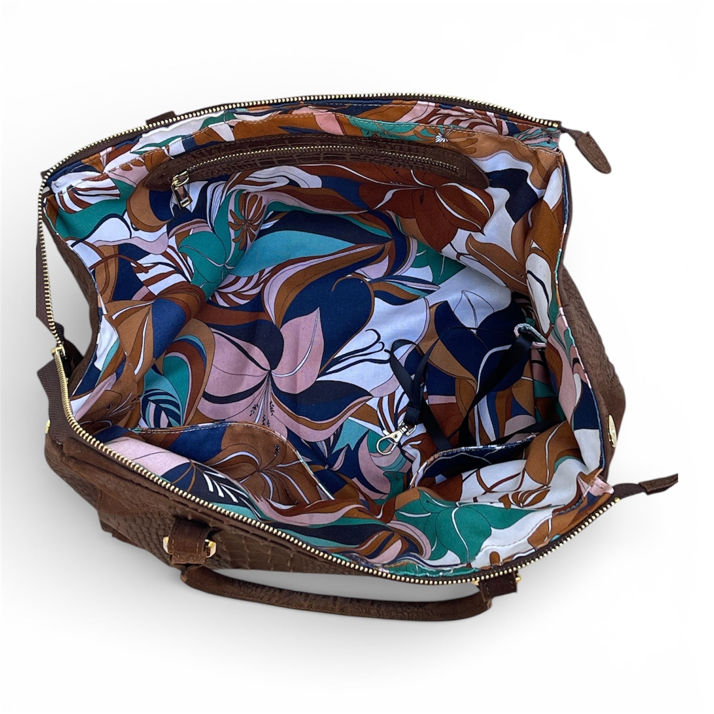 Lady Bag in suede cioccolato