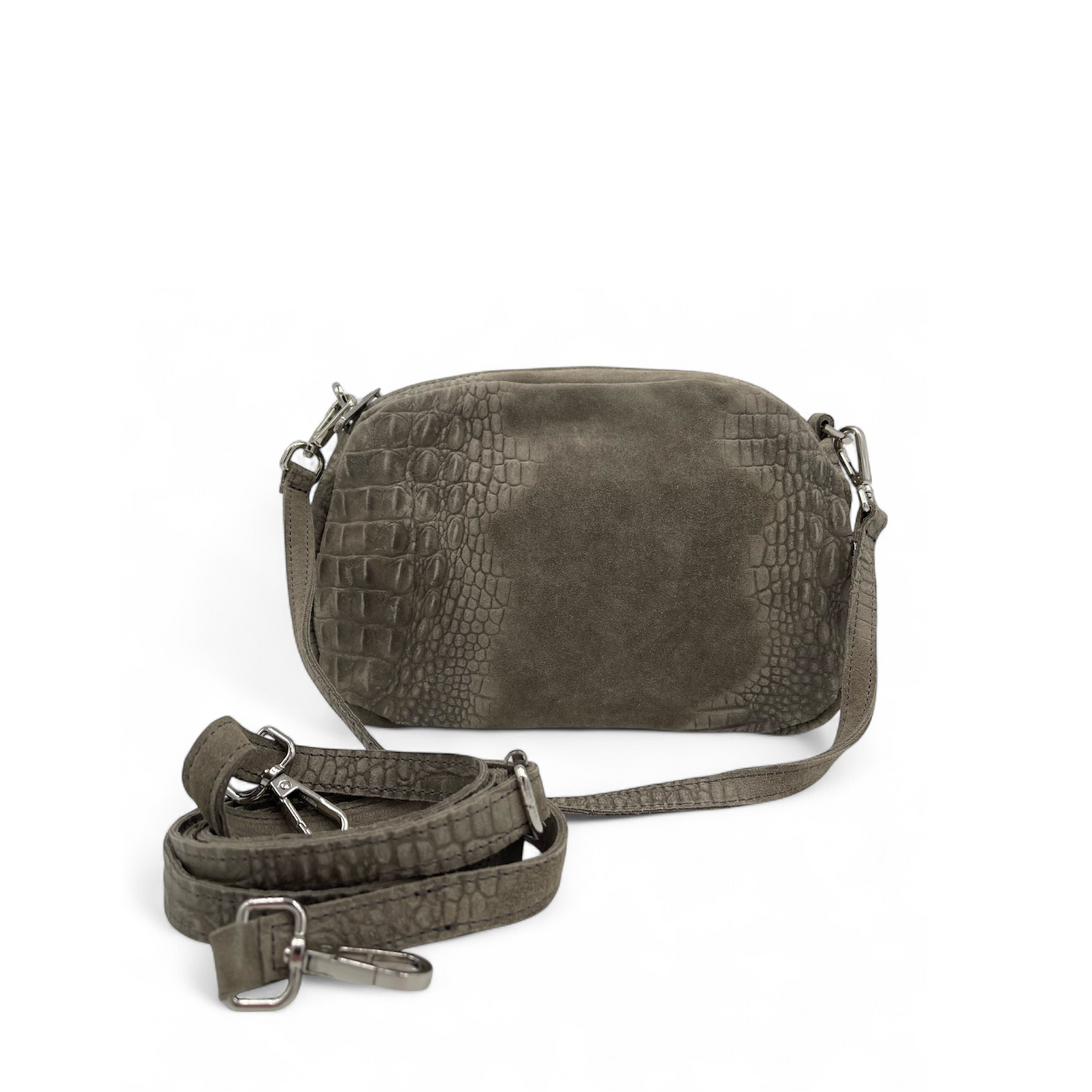 Cake suede grigio fango