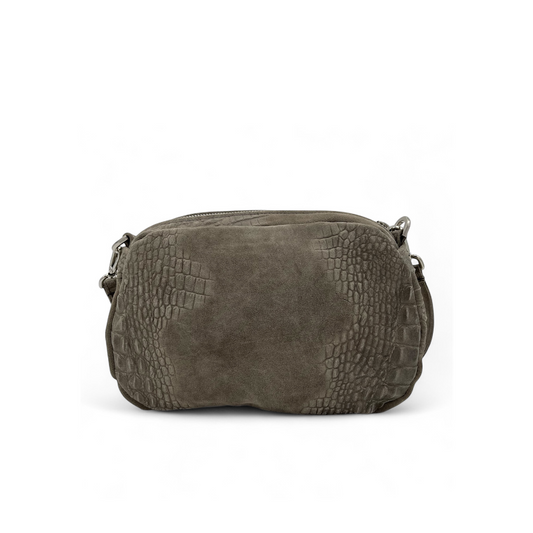 Cake suede grigio fango