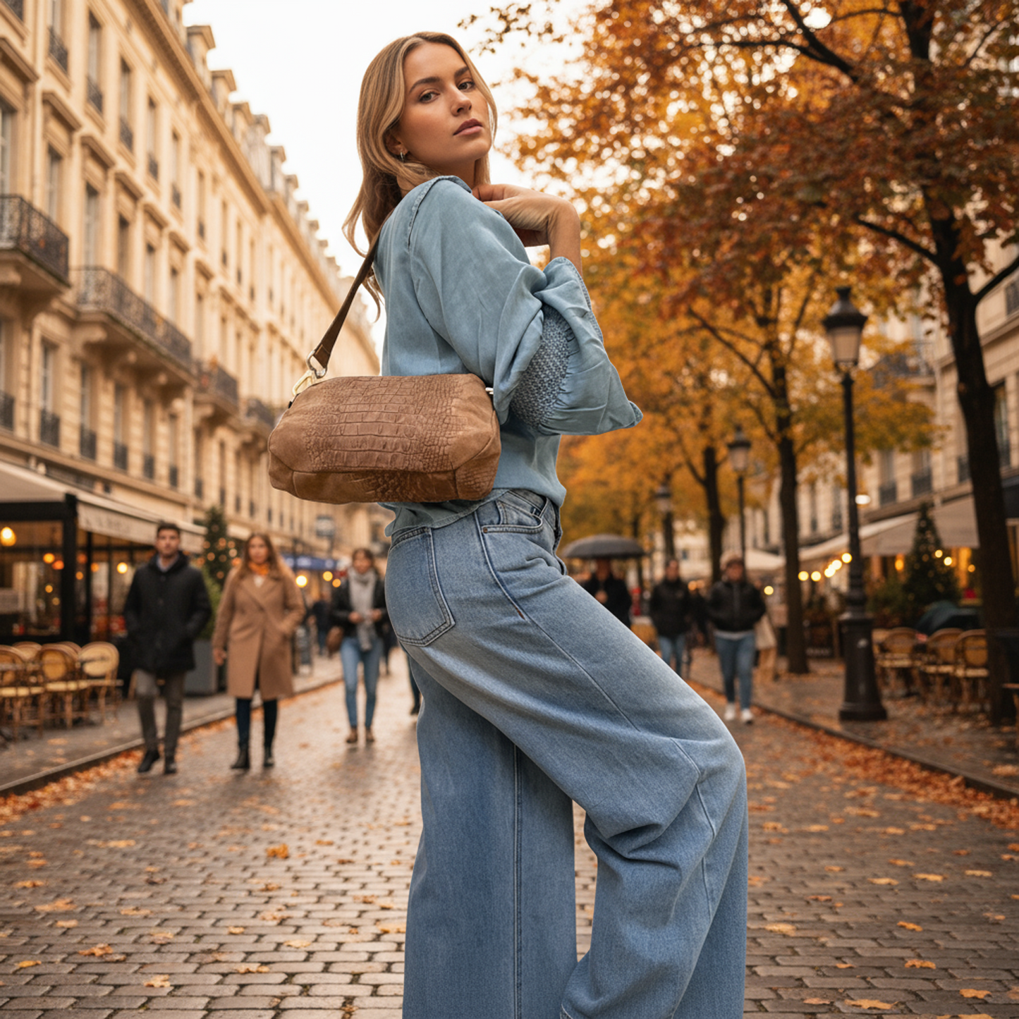 Cocoon suede cuoio