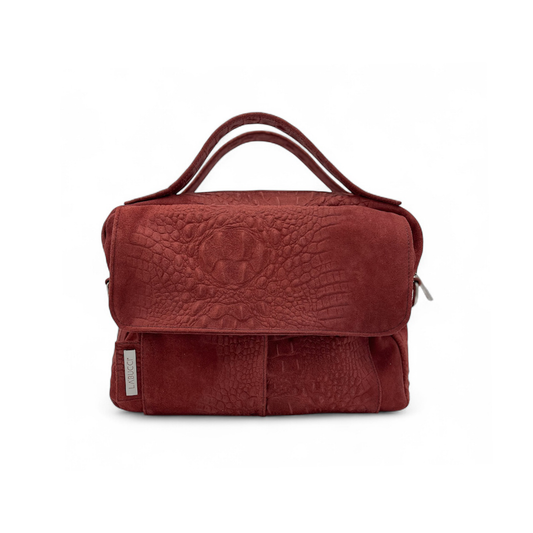 Pepita suede ruggine